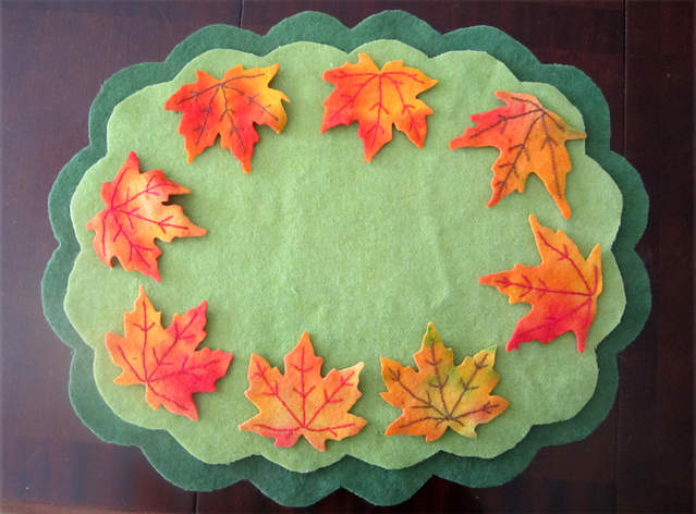 final plan for autumn leaves penny rug